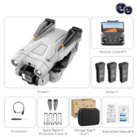 Dual Camera Drone; 3 Sides Obstacle Avoidance; Optical Flow Positioning; Automatic Shot Detection; Real-time Transmission; One Key Return; Folding Body; Suitable For Beginner - Image 7