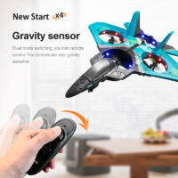 V17 RC Remote Control Airplane Drone 2.4G Gravity Sensing Remote Control Plane Glider Airplane EPP Foam Boy Toys Kids For Gift - Image 2