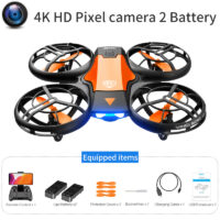 V8 New Mini Drone 4K 1080P HD Camera WiFi Fpv Air Pressure Height Maintain Foldable Quadcopter RC Dron Toy Gift - Image 11