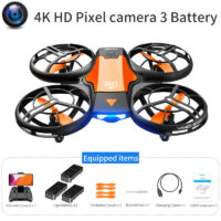 V8 New Mini Drone 4K 1080P HD Camera WiFi Fpv Air Pressure Height Maintain Foldable Quadcopter RC Dron Toy Gift - Image 13