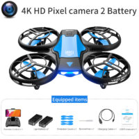 V8 New Mini Drone 4K 1080P HD Camera WiFi Fpv Air Pressure Height Maintain Foldable Quadcopter RC Dron Toy Gift - Image 17