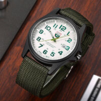 Men's Nylon Strap Quartz Watch Fashion Casual Round Hand Date Men's Watches - Image 24