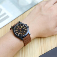 Men's Nylon Strap Quartz Watch Fashion Casual Round Hand Date Men's Watches - Image 26