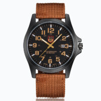 Men's Nylon Strap Quartz Watch Fashion Casual Round Hand Date Men's Watches - Image 28