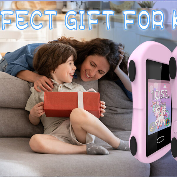 Youngsters Smart Phone for Girls Boy Youngsters Smart Phone Toys Youngsters Toy Smartphone Ages 3-12 with Dual Camera Game Music Player Learning Games 8GB Card Youngsters Smart Phone for irthday Gifts