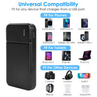 Power Bank Portable Phone Charger for Home Office Travel External Battery Pack with 1 Micro USB Cable Fit For IOSPhone 13/12 Samsung Galaxy S21 And More - Image 10