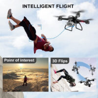 4DRC V14 RC Drone WIFI FPV 4K HD Wide Angle Dual Camera Quadcopter Portable With Bag ,2 Batteries Drone For Beginner,Headless Mode,Gesture Photo - Image 5