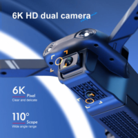 4DRC V13 Mini RC Drone 6K HD Dual Camera WiFi FPV Foldable Quadcopter +2 Battery, Beginners Toys Gifts - Image 3