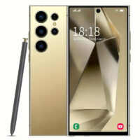 8GB+256GB I24 Ultra Android 13 Smartphone - 6.8"HD Display, 6000mAh Battery, Built-	 in Stylus Pen, Unlocked Cell Phone For Global Use(Gold) - Image 3