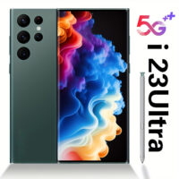 I23 Ultra Touchscreen Smartphone, Dual SIM, Dual Standby, Face Recognition, 6.8 HD Camera, 6000 MAh, 8+256GB With Stylus, Headphones, Type-c Charging Cable, Case, Holiday Birthday Gift(Green) - Image 3