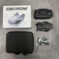Drone E88- Christmas Toy Gift for Teenage Boy Girl Kids Beginner Age 8-10-12 Years Old - RC Quadcopter Multirotors | Foldable UAV | WiFi HD FPV Live Video | One Key Take Off/Land | Altitude Hold | - Image 4