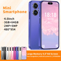 Student Phone 3+64GB Full HD Mini Cell Phone Small Smartphone 4.0" HD Touch Screen Android Phone With Fun Educational Learning Games Painting Cartoon APP 8 Colours Available Portable Smartphone - Image 7
