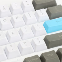 61 Keys White&Grey Keycap Set OEM Profile PBT Thick ANSI Layout Keycaps for 60% Mechanical Keyboard - Image 6