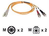 FIBER PATCH CABLE - FIBER OPTIC - MALE LEFT GENDER - MALE RIGHT GENDER - LC RIGH