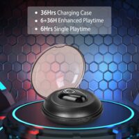 IPX5 Waterproof Unilateral Wireless Earbud Mini In-Ear Headset Rechargeable with Built-in Mic Charging Case Sweat Resistant Earphone - Image 3