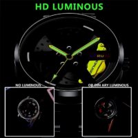 Fashion Luxury Mens Car Wheel Watches Man Business Stainless Steel Waterproof Watch for Men Casual Luminous Quartz Wristwatch - Image 4