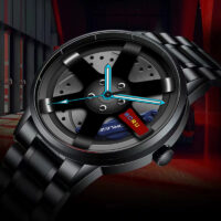 Fashion Luxury Mens Car Wheel Watches Man Business Stainless Steel Waterproof Watch for Men Casual Luminous Quartz Wristwatch - Image 6