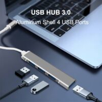 Powered USB Hub USB3.0 High-speed Transmission 4-port Hub Splitter 1 To 4 USB2.0 Hub Multi-port For Notebook Desktop - Image 3