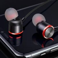 Headset wired headset sports in-ear gaming moving coil with microphone line control cell phone earbuds - Image 4
