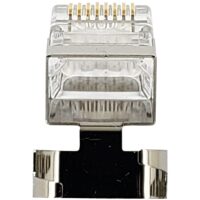 IDEAL 85-368 Shielded Feed-Thru CAT-6A/6/5-E Modular Plugs for Larger Diameter Conductors, 25-Pack - Image 4