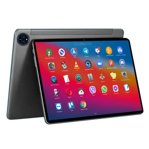 Color: Bare Metal Gray, Memory Capacity: 8GB 128GB - Office Business Light Luxury Elegant Tablet PC