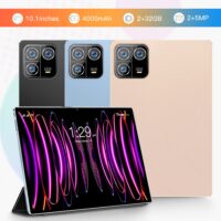 10.1 inch Pad6Max Tablet MTK6735 Quad-core 2GB RAM 32GB ROM Dual SIM 4000mAh Battery WiFi Tablet Black US Plug - Image 2