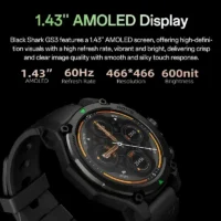Color: WHITE, Ships From: CHINA - [World Premiere]Blackshark GS3 Smart Watch Global Version 1.43"AMOLED Display GPS Satellite Positioning 21 Day Life 5ATM - Image 3