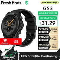 Color: WHITE, Ships From: CHINA - [World Premiere]Blackshark GS3 Smart Watch Global Version 1.43"AMOLED Display GPS Satellite Positioning 21 Day Life 5ATM - Image 2
