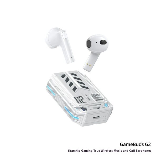 Color: White G2 - Breathing Light Low Latency Wireless Headset