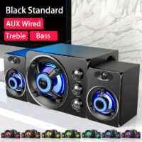 Computer Combination Speakers AUX USB Wired Wireless Bluetooth Audio System Home Theater Surround SoundBar for PC TV - Image 7