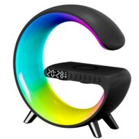 RGB Light Bar Smart Light Sunrise Alarm Clock; Dimmable Table Lamp With Fast Wireless Charger Alarm Clock For Heavy Sleepers Adults For Bedroom; Dorm; Gift - Image 4
