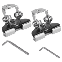 2PCS Pillar Hood Led Work Light Bar Mount Bracket Clamp Holder Offroad Universal - Image 17