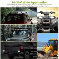 7in LED Light Bar 120W 12000LM LED Work Light Pods Offroad Driving Lights IP67 Waterproof Fog Light Spot Flood Beam for Jeep Trailer Truck Bus Boat - Image 6