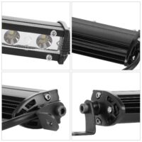7" LED Light Bar Single Row Offroad Spot Lights 18W Ultra Slim Straight Work Light for Trailer Truck Bus Boat - Image 2