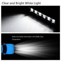 7" LED Light Bar Single Row Offroad Spot Lights 18W Ultra Slim Straight Work Light for Trailer Truck Bus Boat - Image 4