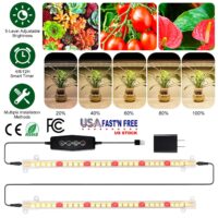 LED Plant Grow Light Strips Full Spectrum Plant Growing Lamp Bar with 2 Strips - Image 3