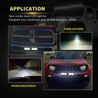 6Inch 2x 36W DOT Approved Led Light Bar Spot Beam Fog Lights Offroad Driving Work Light for UTV SUV ATV Truck 4WD Jeep - Image 2