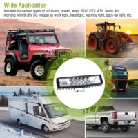 6" LED Light Bar 48W 5000lm Offroad Driving Spot Lights Work Light Pods - Image 7